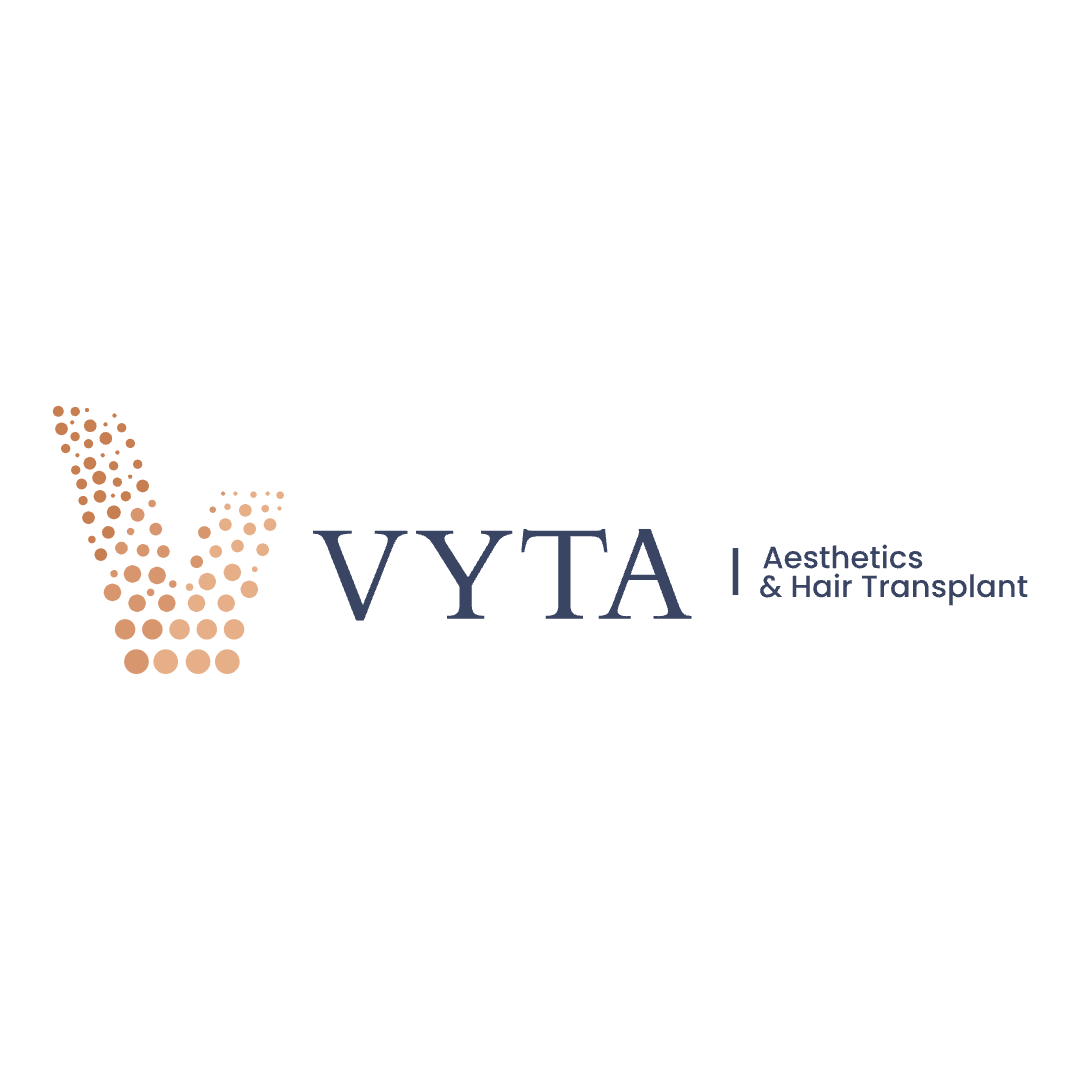 The official logo of VYTA Aesthetics and hair transplant